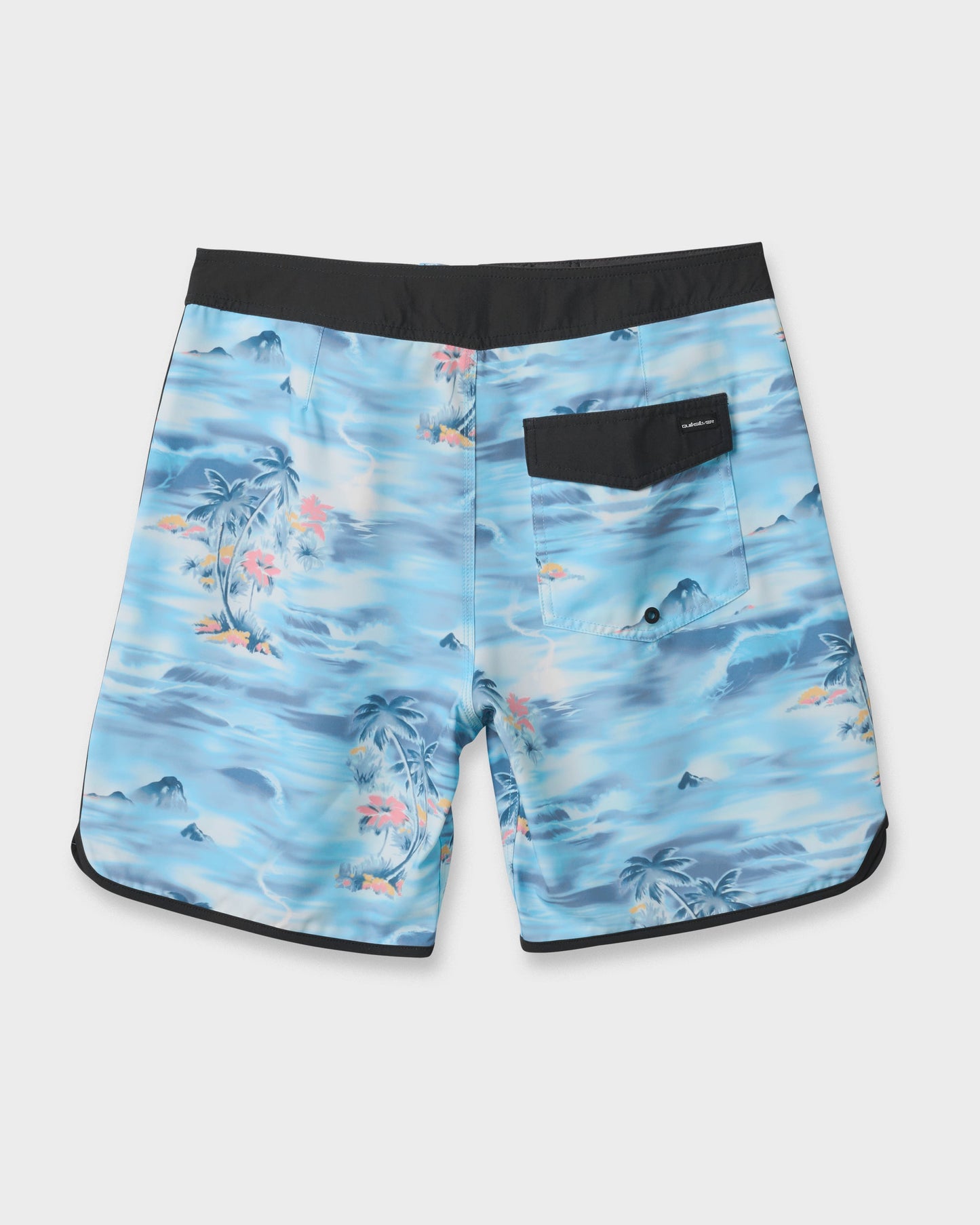 Quick Silver Surfsilk Tropical Surf 19" Boardshorts - Total Eclipse