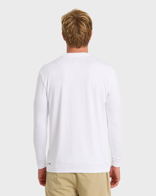 Quick Silver Everyday Long Sleeve Surf Tee - White