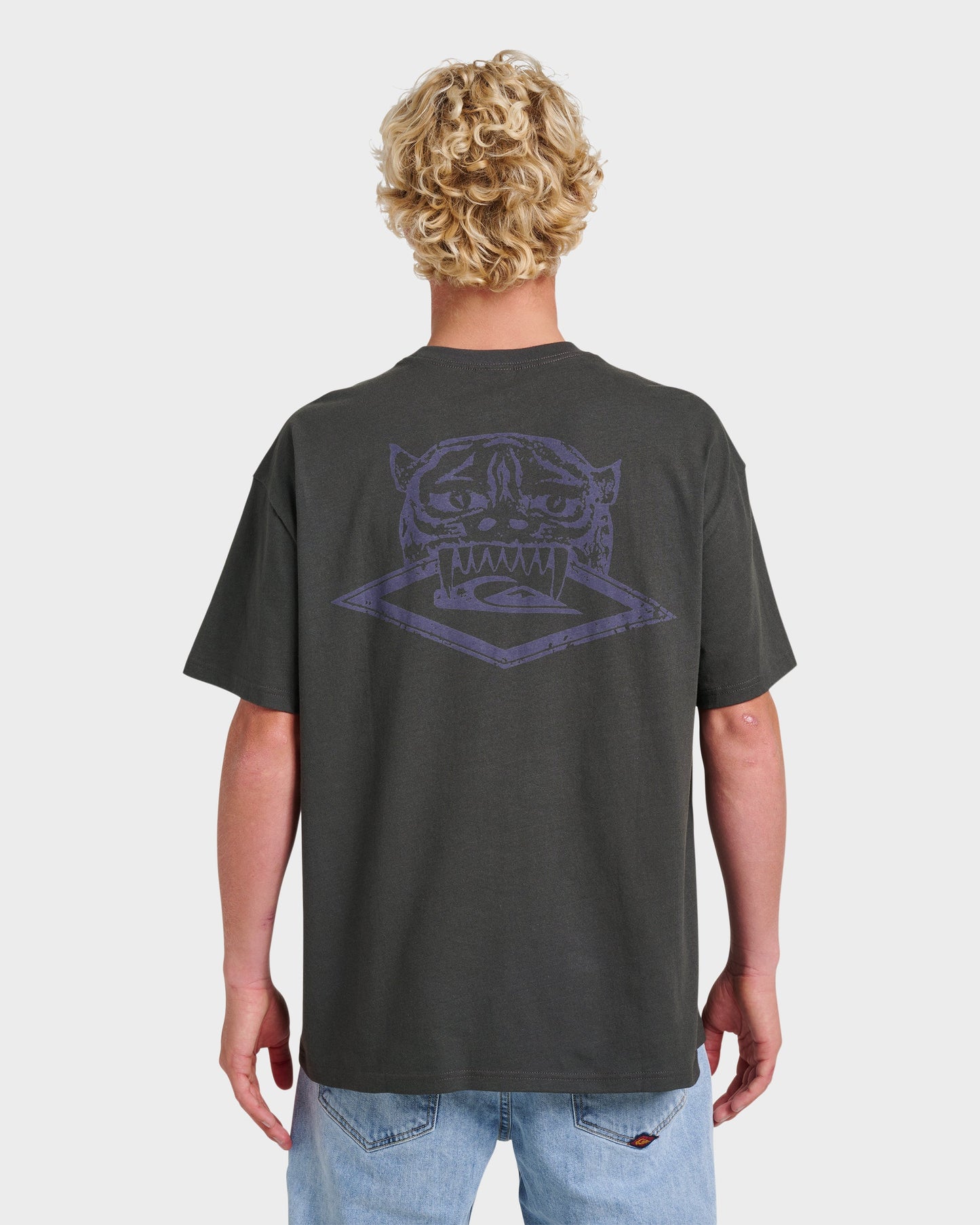 Quick Silver Jungle Cat Heavy Weight T-shirt - Phantom