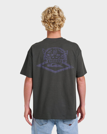 Quick Silver Jungle Cat Heavy Weight T-shirt - Phantom