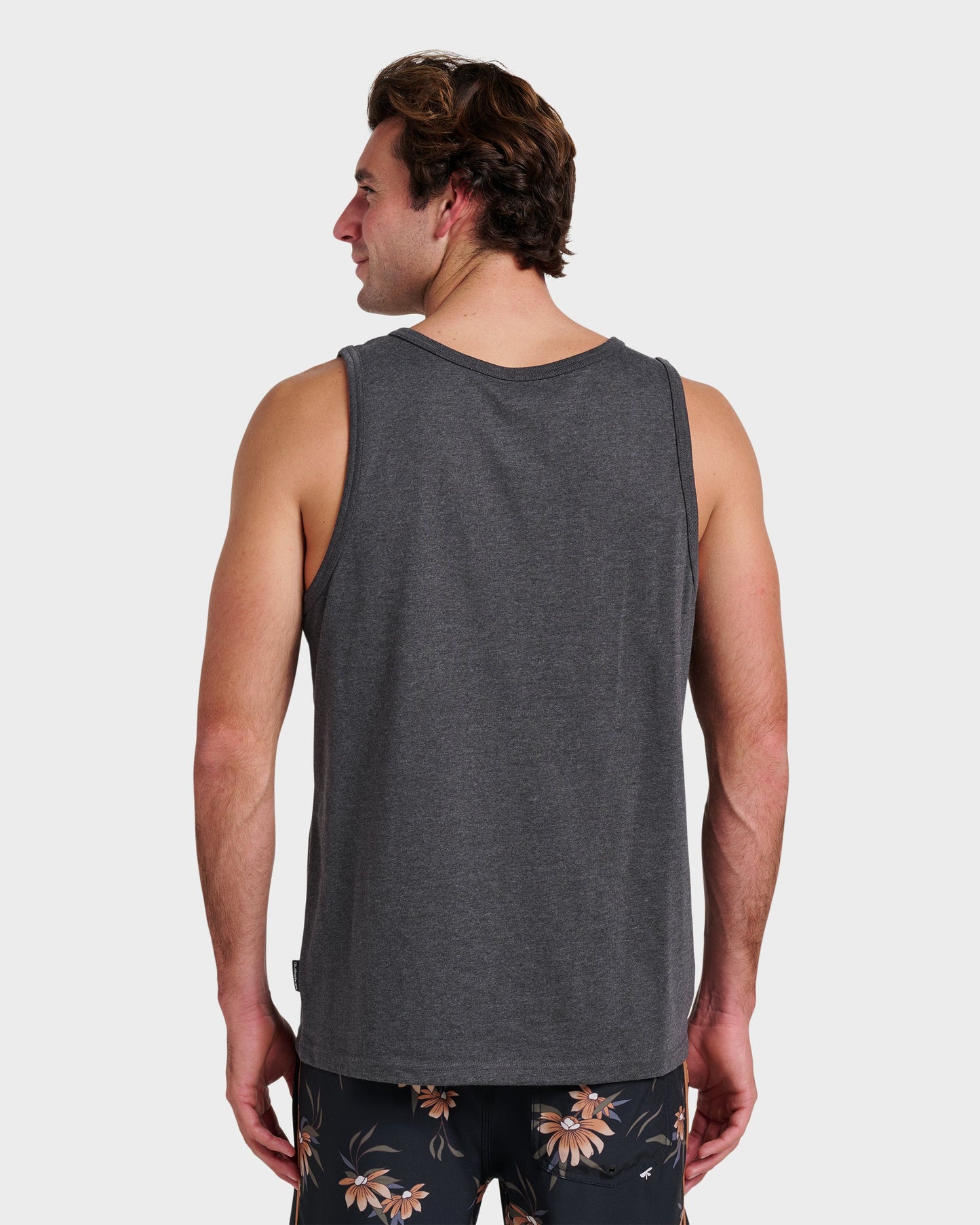 Quick Silver Og Stripe Tank - Charcoal Heather
