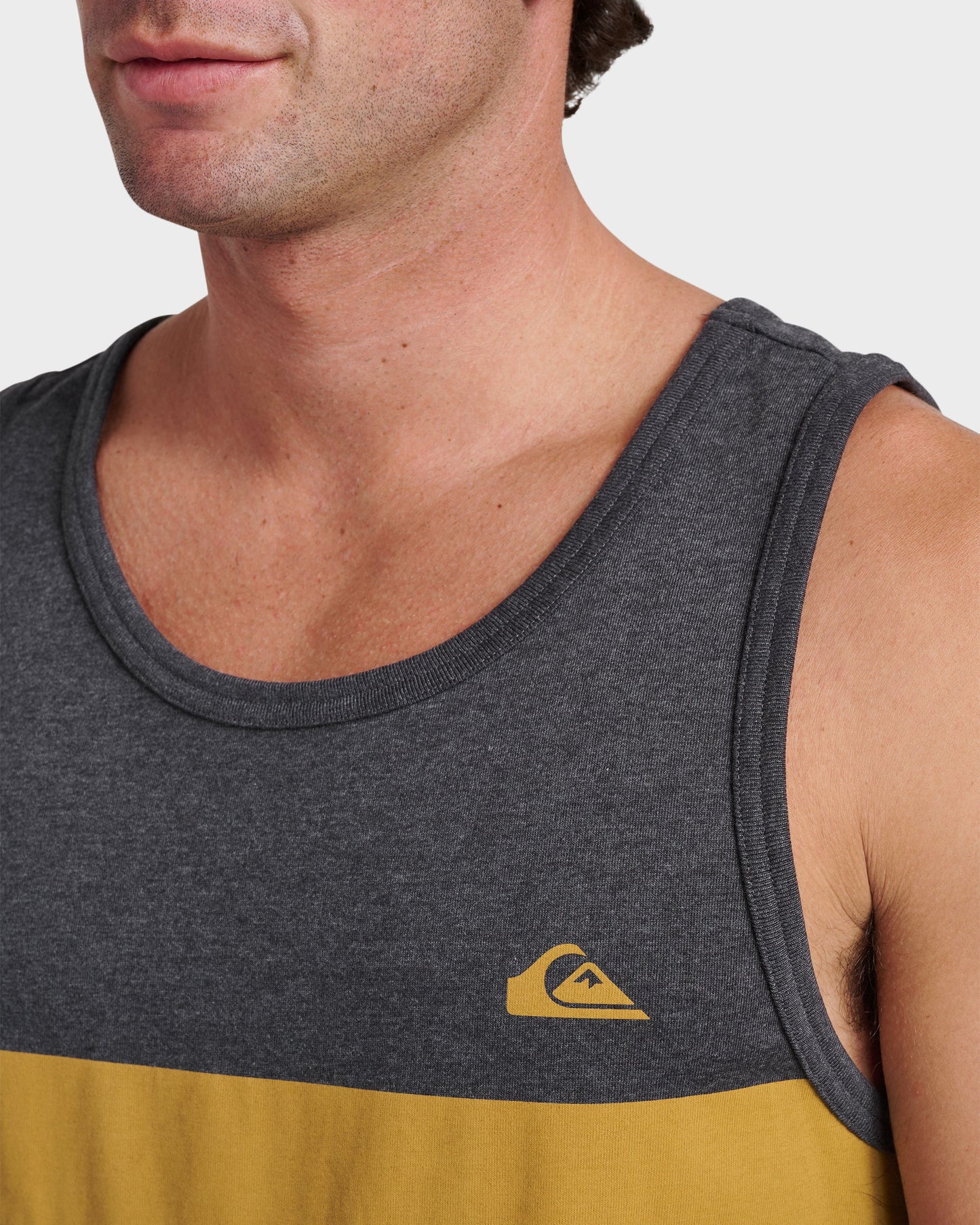 Quick Silver Og Stripe Tank - Charcoal Heather