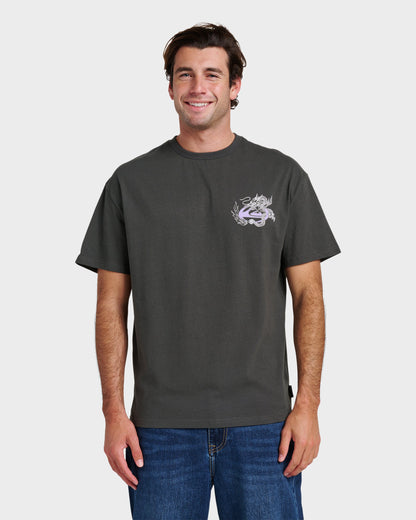 Quick Silver Dragon Master Heavy Weight T-shirt - Phantom