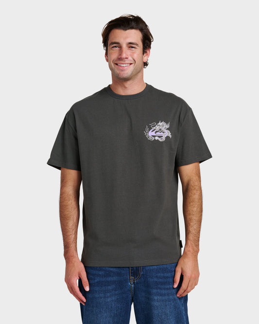 Quick Silver Dragon Master Heavy Weight T-shirt - Phantom