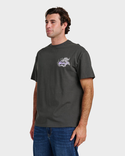 Quick Silver Dragon Master Heavy Weight T-shirt - Phantom