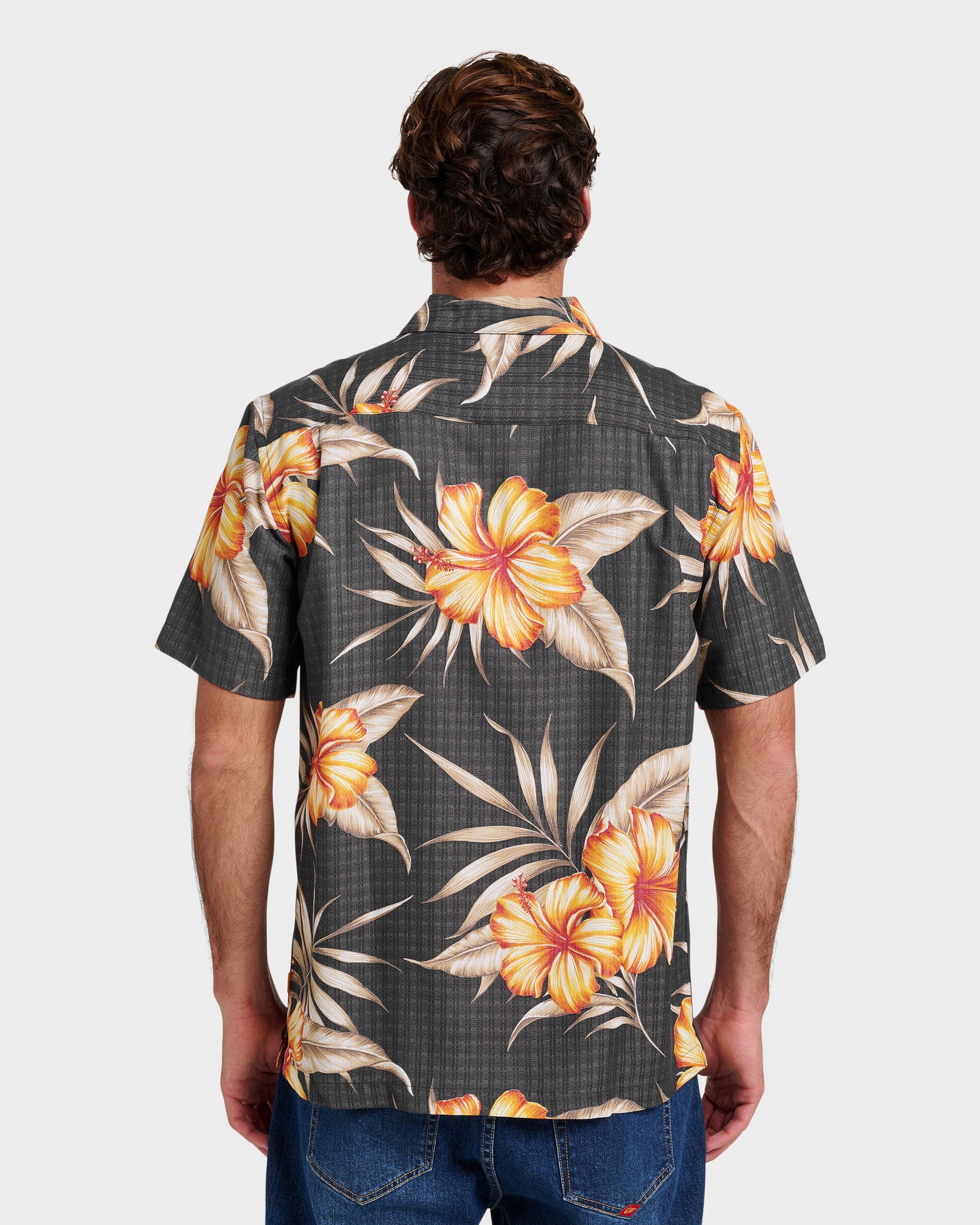 Quick Silver Waterman Tropical Dream Shirt - Black