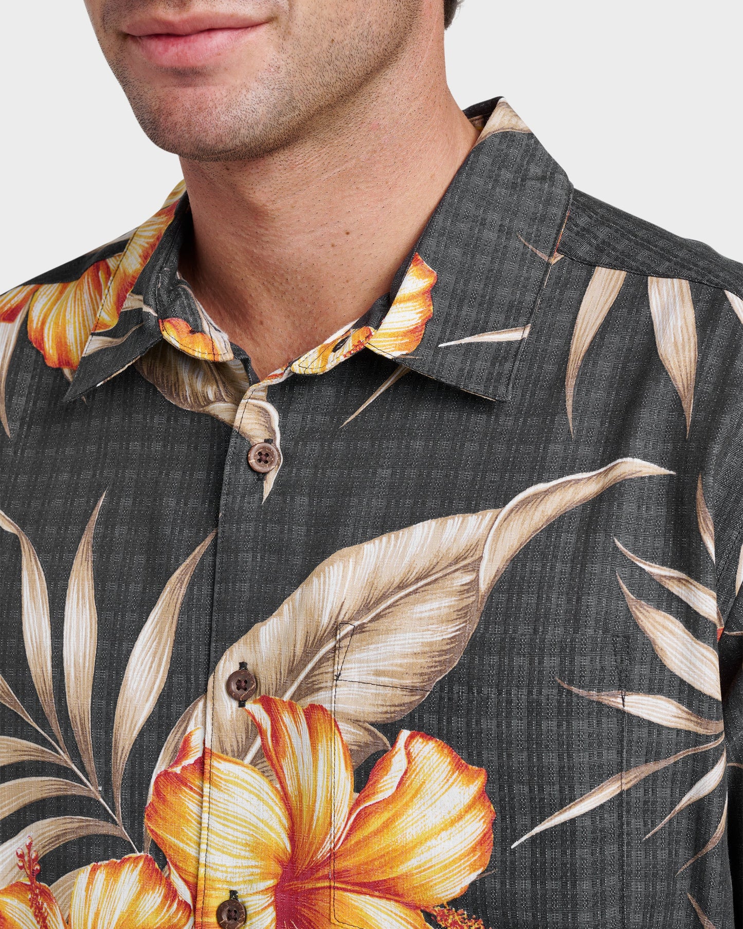 Quick Silver Waterman Tropical Dream Shirt - Black