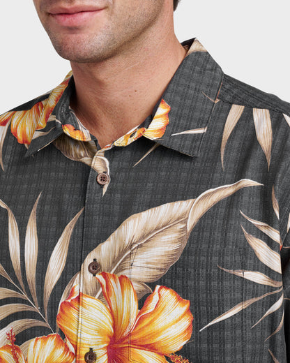 Quick Silver Waterman Tropical Dream Shirt - Black