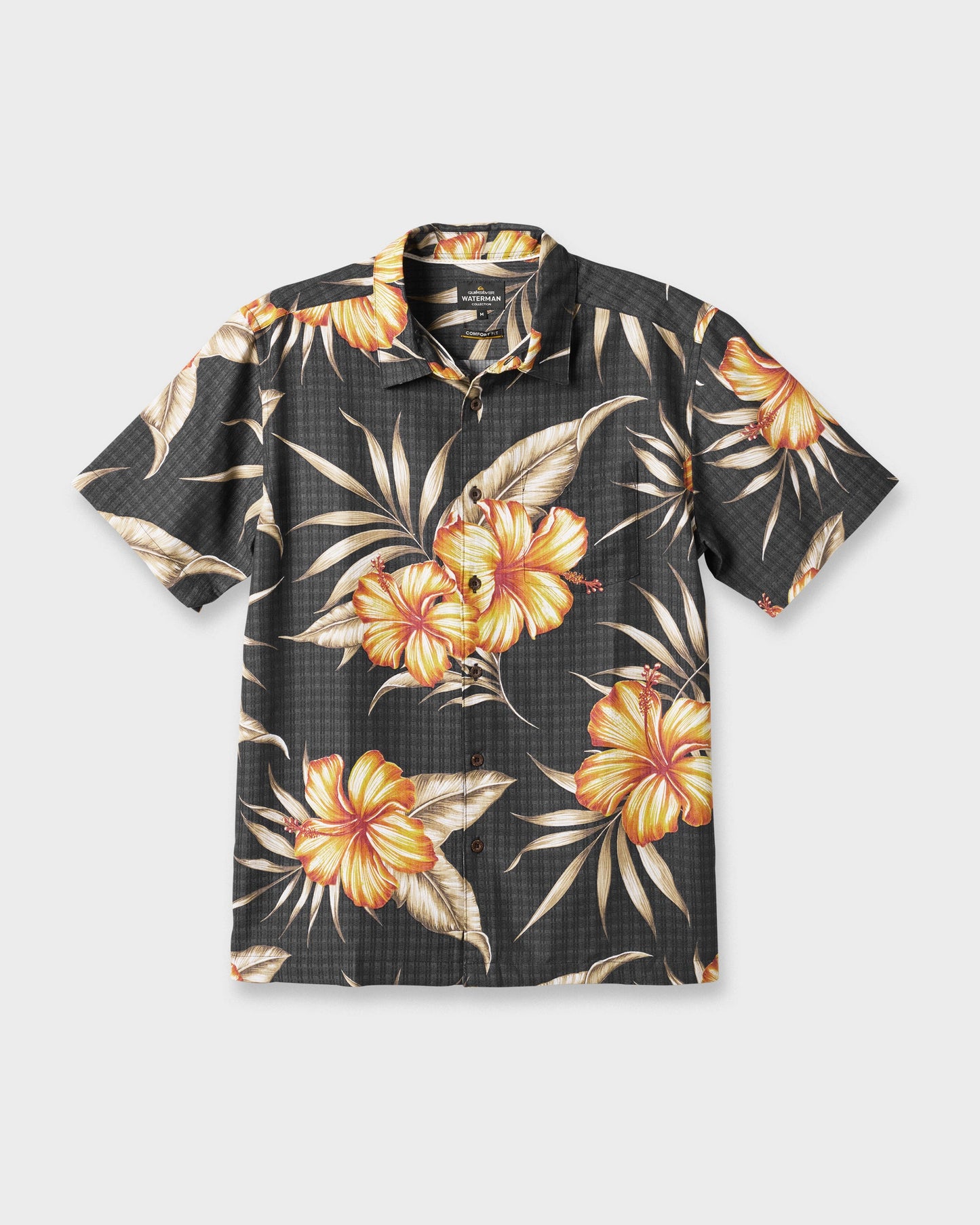 Quick Silver Waterman Tropical Dream Shirt - Black