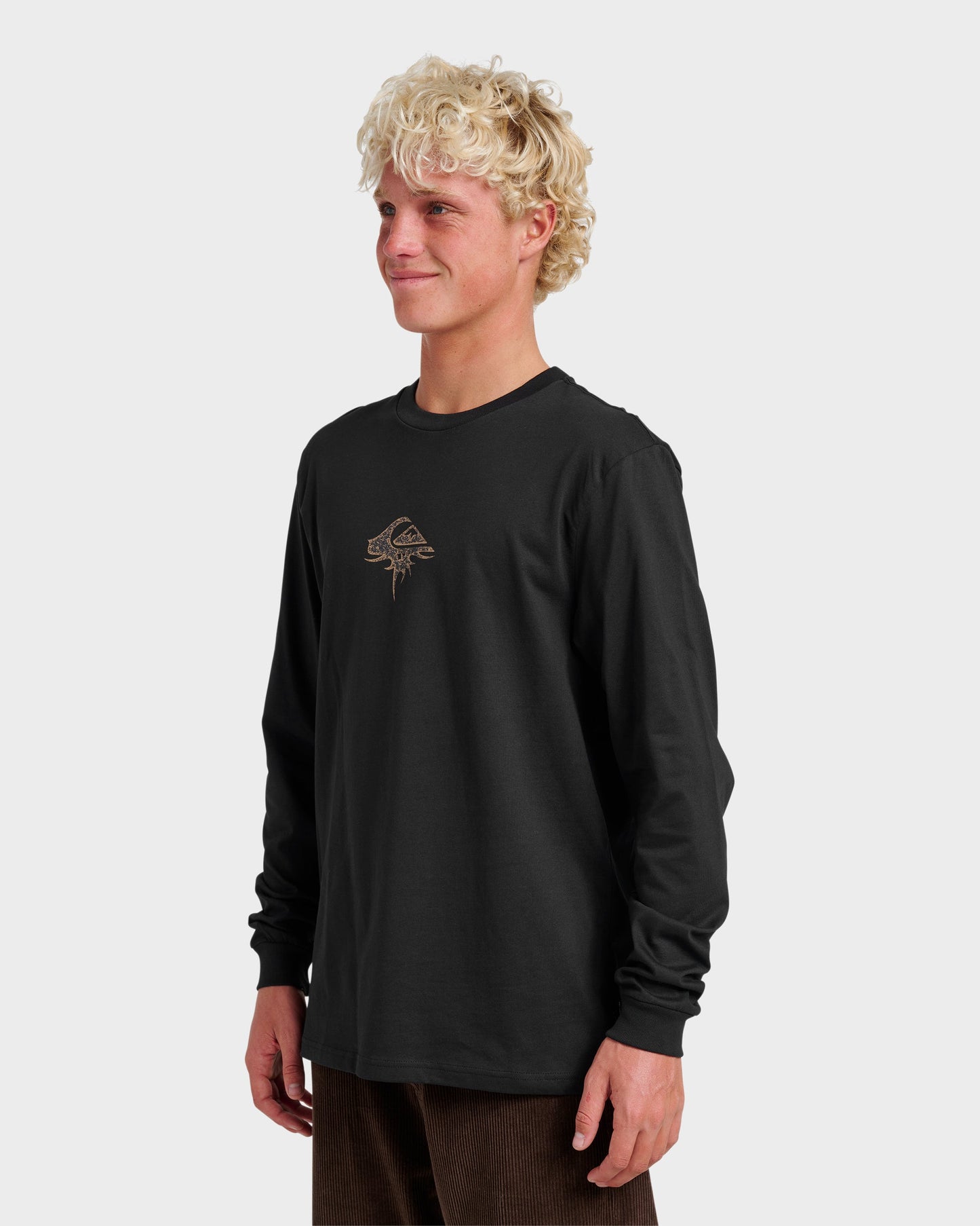 Quick Silver Three Piece Long Sleeve T-shirt - Black