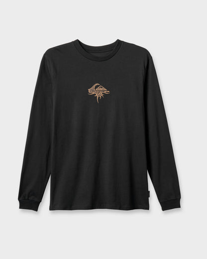 Quick Silver Three Piece Long Sleeve T-shirt - Black