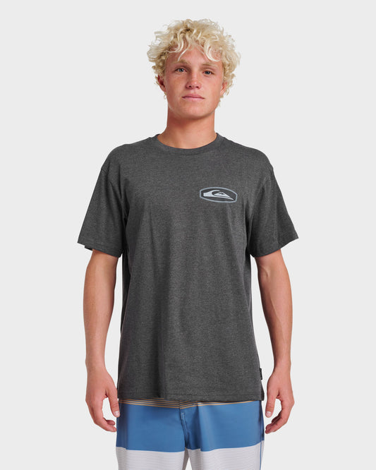 Quick Silver Stadium Emblem Classic T-shirt - Charcoal Heather