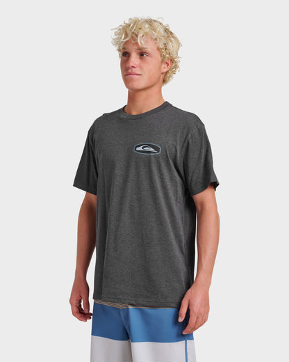 Quick Silver Stadium Emblem Classic T-shirt - Charcoal Heather