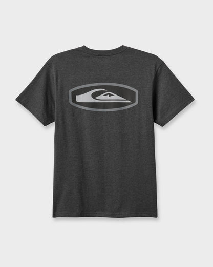 Quick Silver Stadium Emblem Classic T-shirt - Charcoal Heather