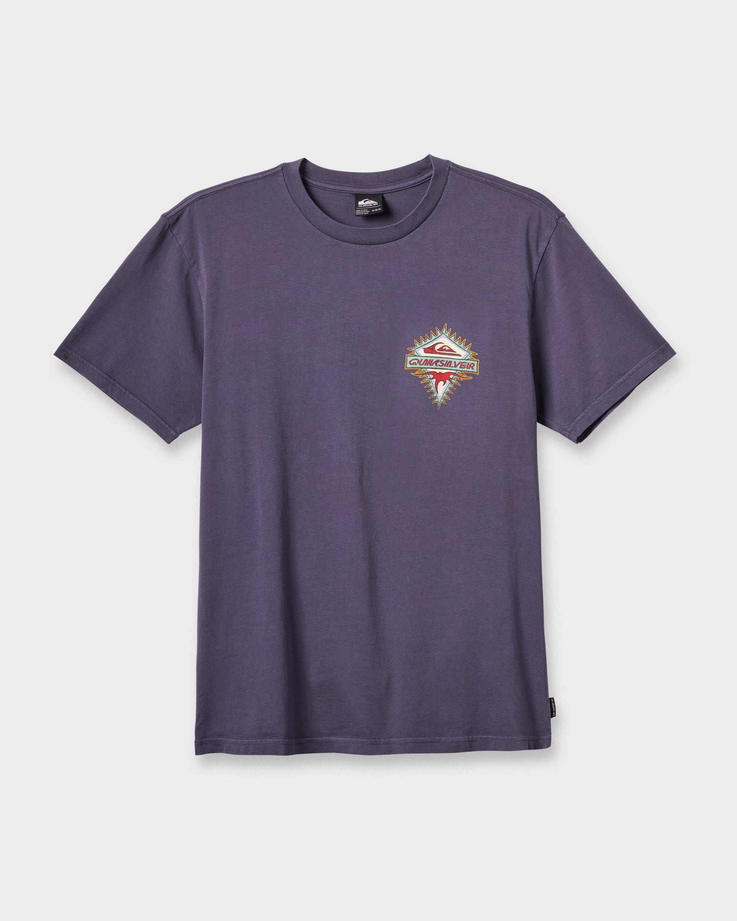 Quick Silver Liberty Spikespigment Dye T-Shirt - Graystone