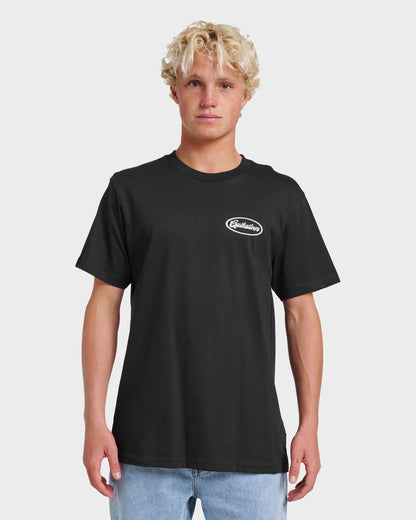 Quick Silver Mechanics Script Classic T-shirt - Black