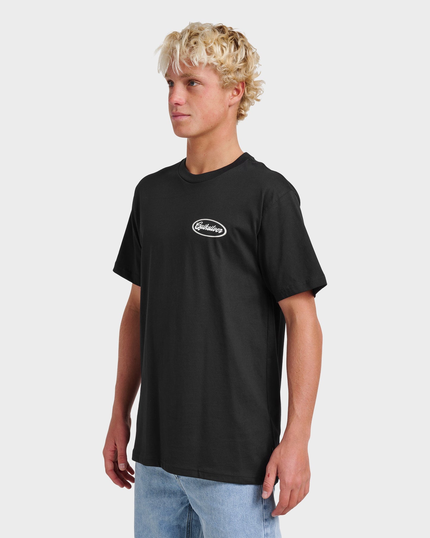 Quick Silver Mechanics Script Classic T-shirt - Black