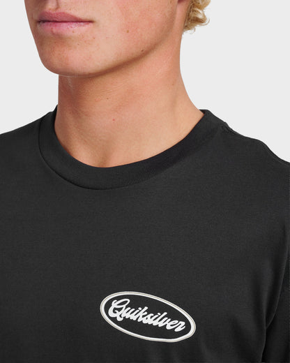 Quick Silver Mechanics Script Classic T-shirt - Black