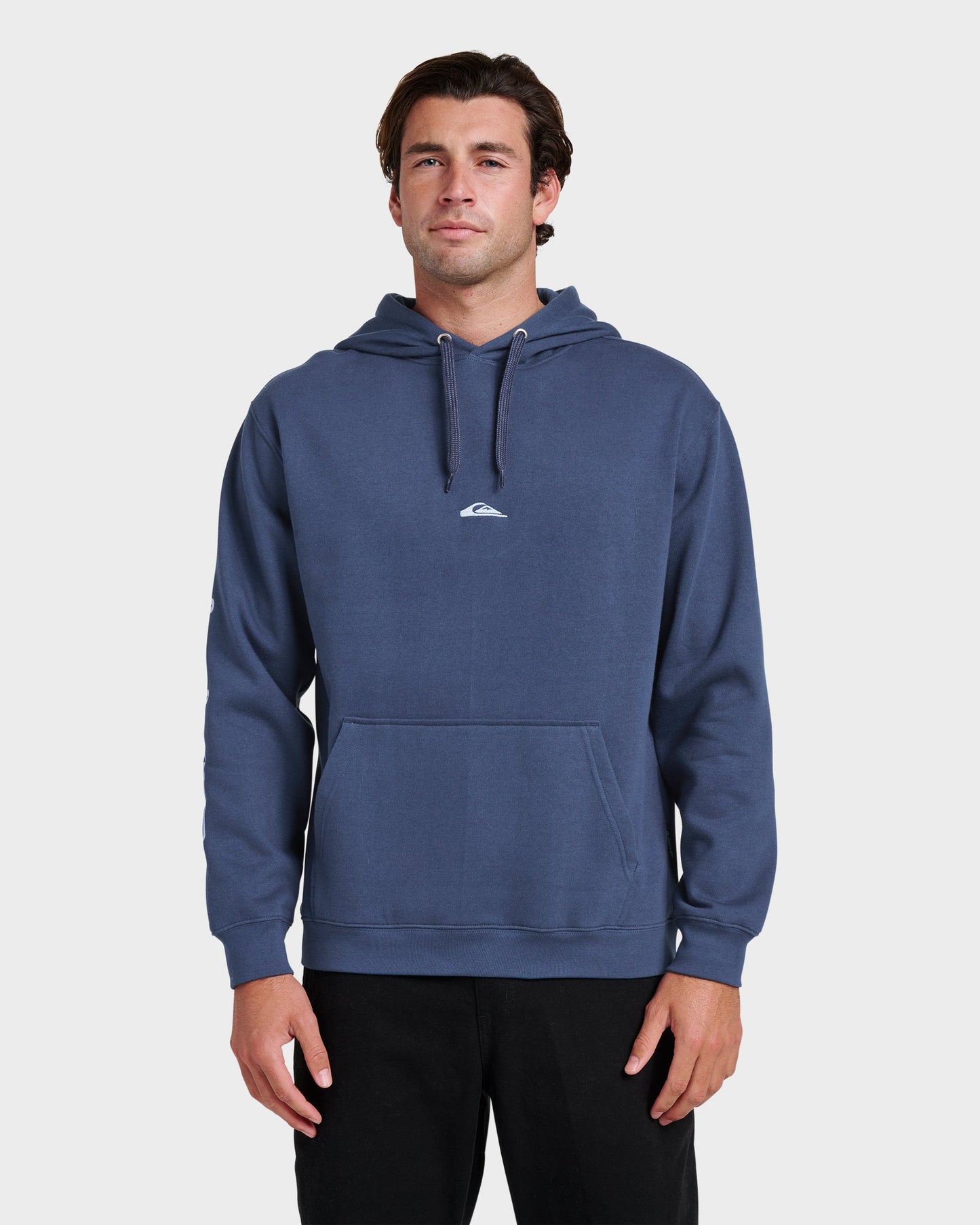 Quick Silver Passage Logo Hoodie - Sargasso Sea