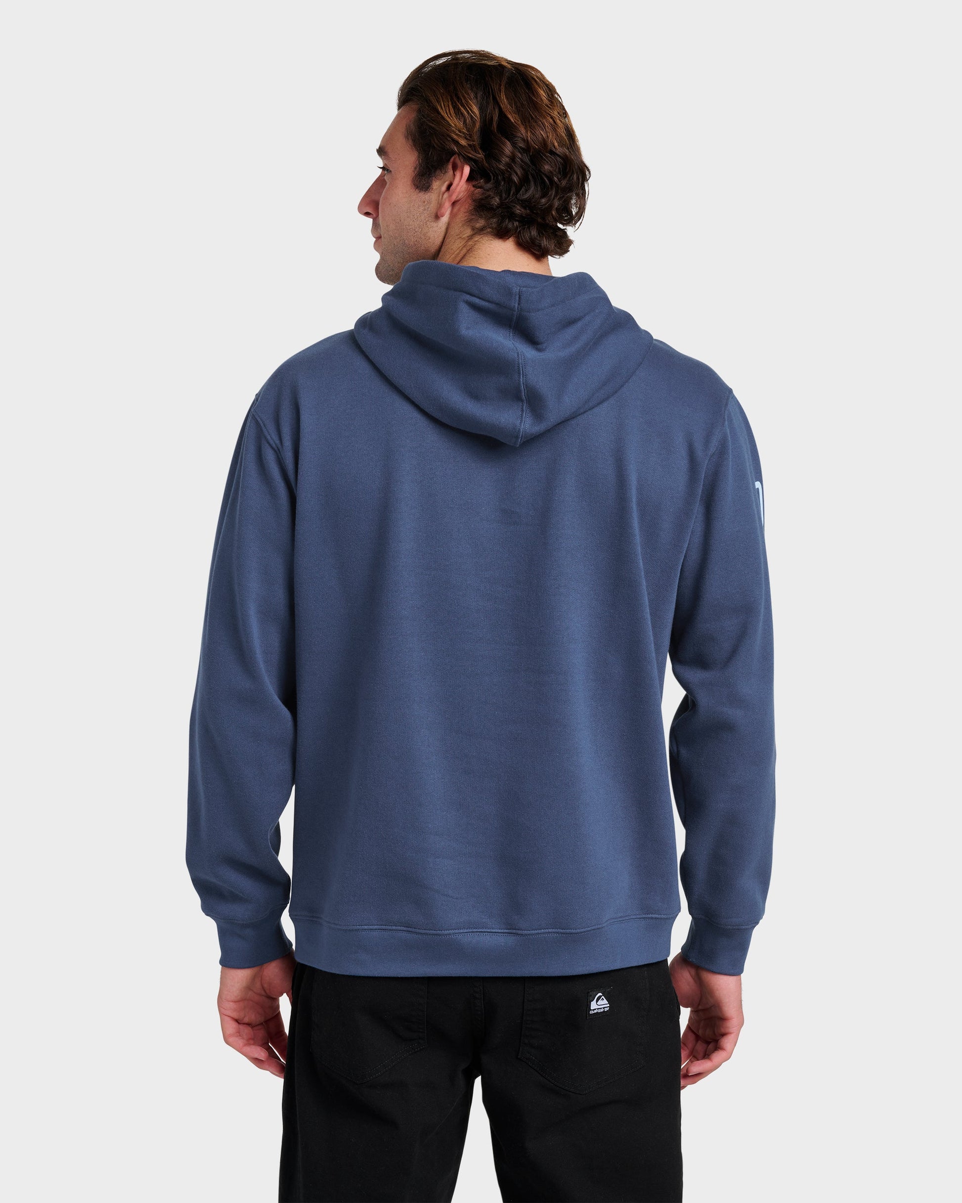 Quick Silver Passage Logo Hoodie - Sargasso Sea