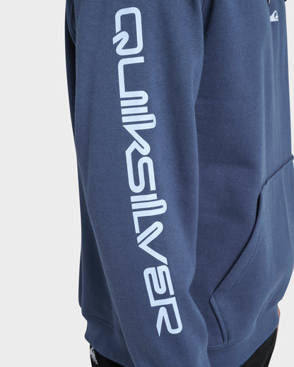 Quick Silver Passage Logo Hoodie - Sargasso Sea