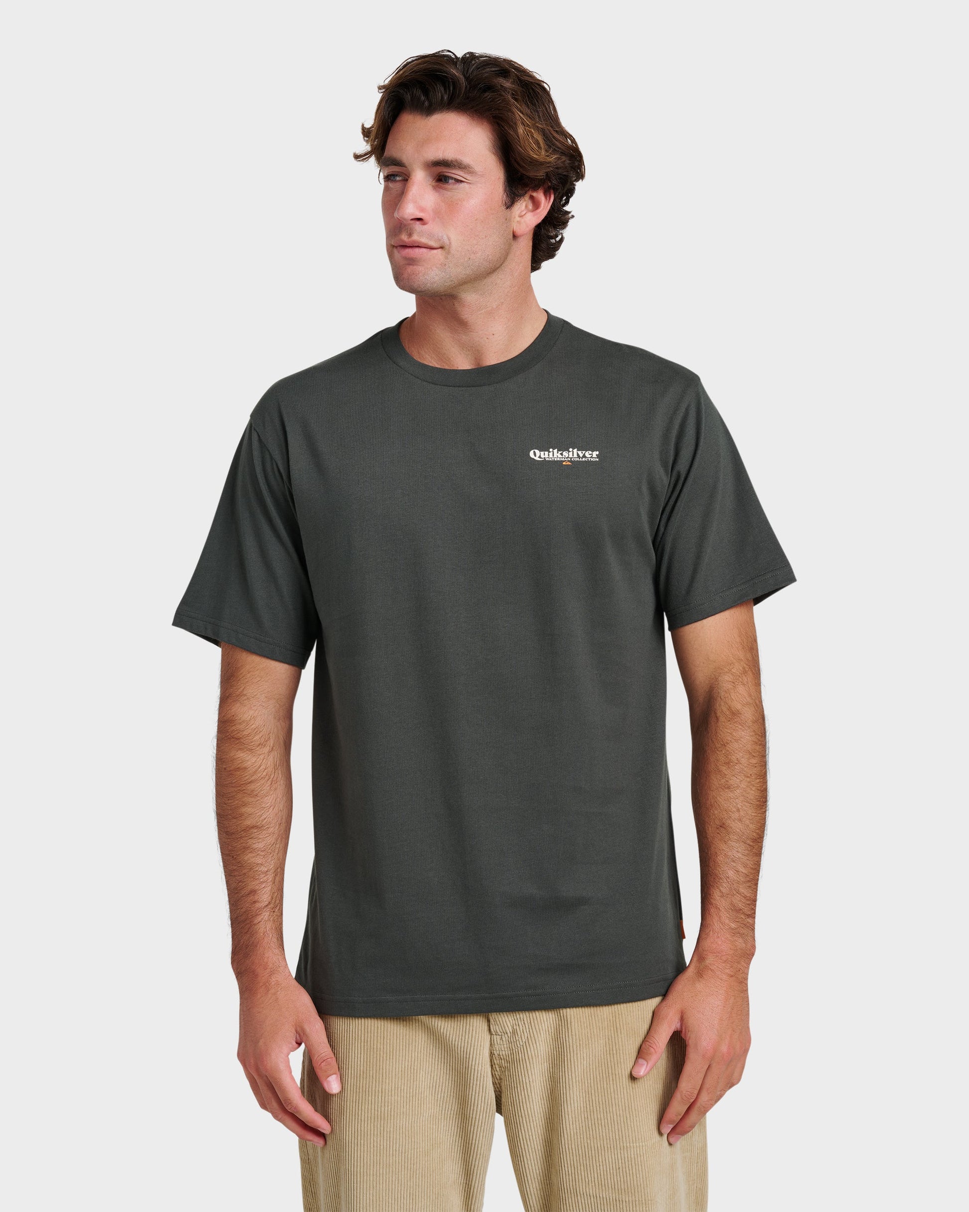 Quick Silver Waterman Adventures Classic T-shirt - Phantom