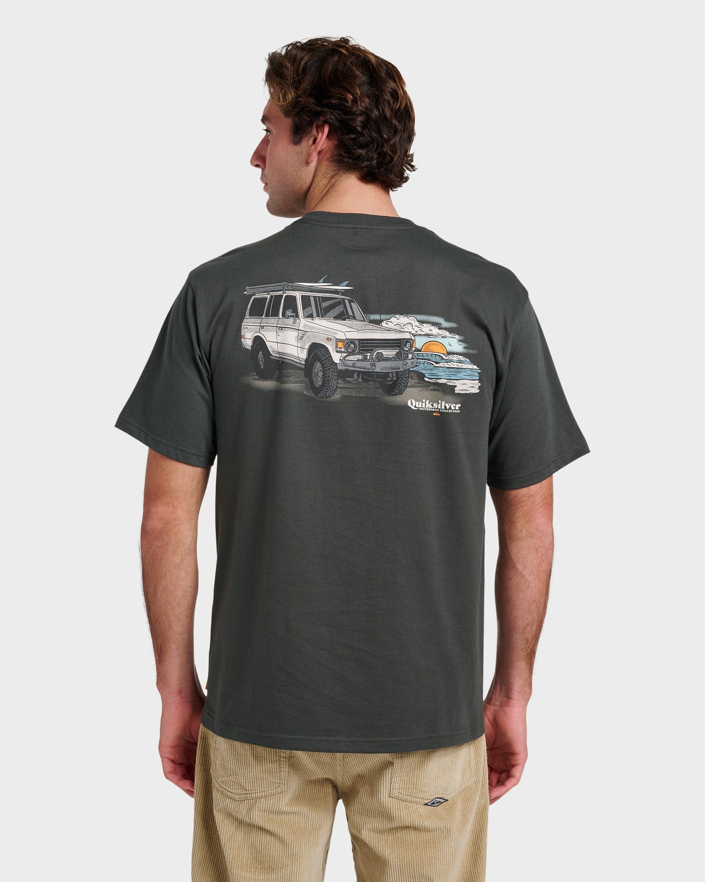 Quick Silver Waterman Adventures Classic T-shirt - Phantom