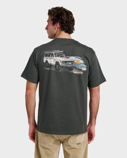 Quick Silver Waterman Adventures Classic T-shirt - Phantom