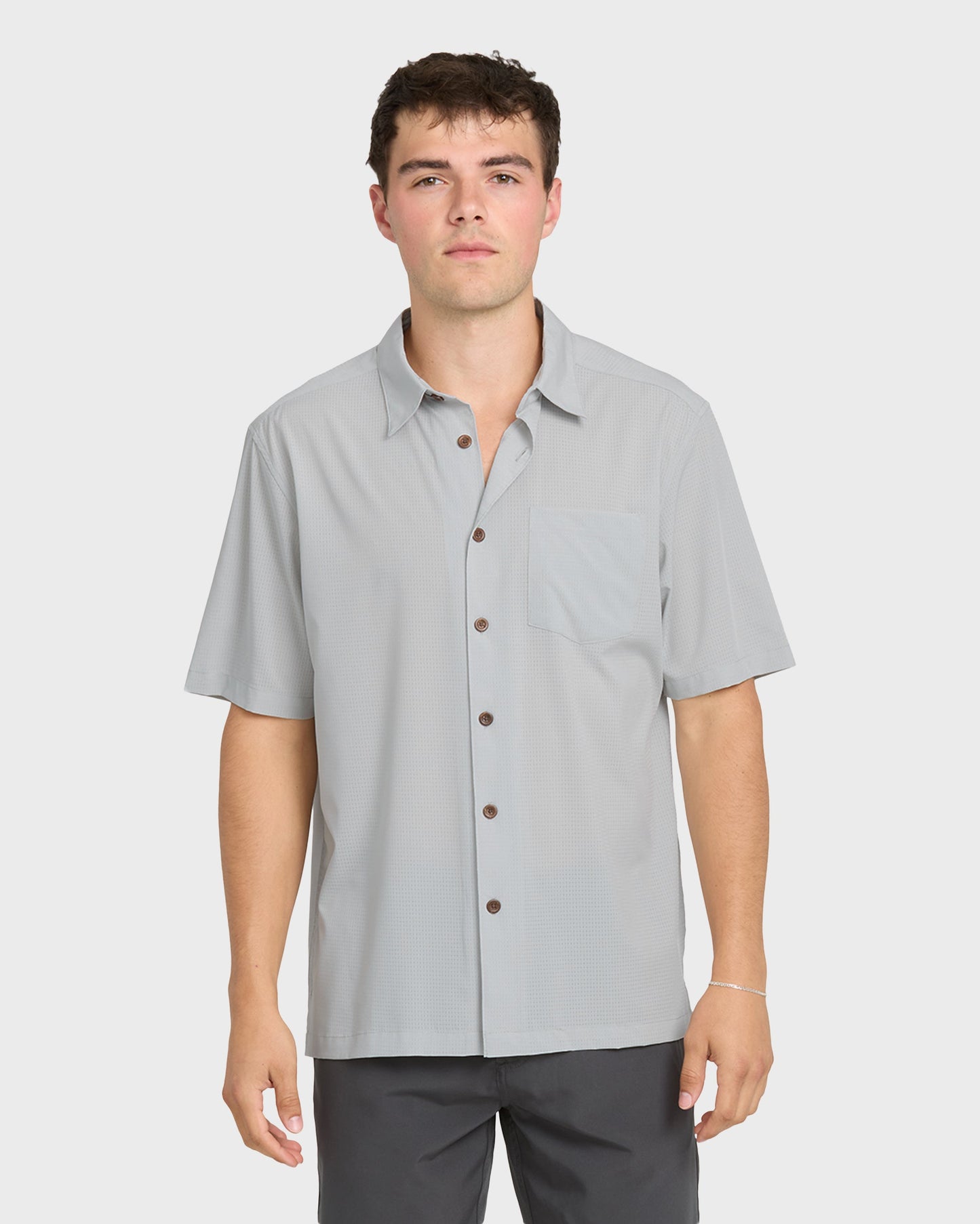 Quick Silver Chaser Short Sleeve Woven Shirt - High Rise