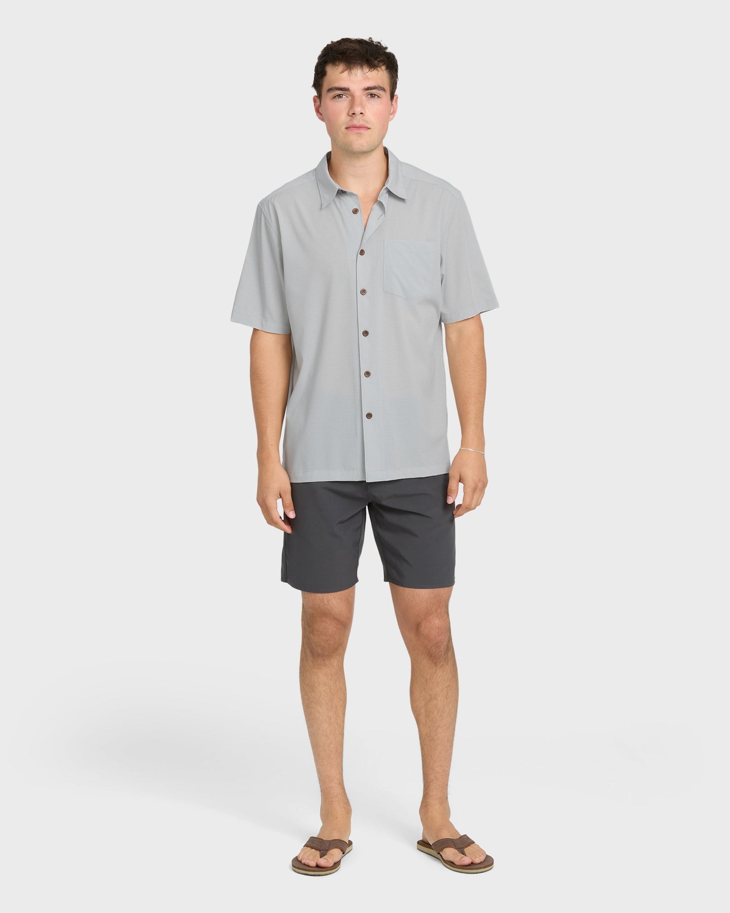 Quick Silver Chaser Short Sleeve Woven Shirt - High Rise