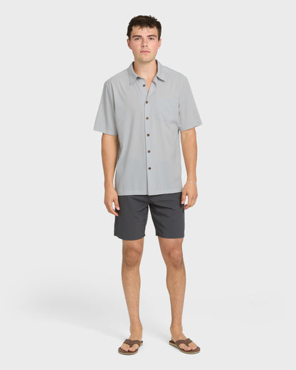Quick Silver Chaser Short Sleeve Woven Shirt - High Rise