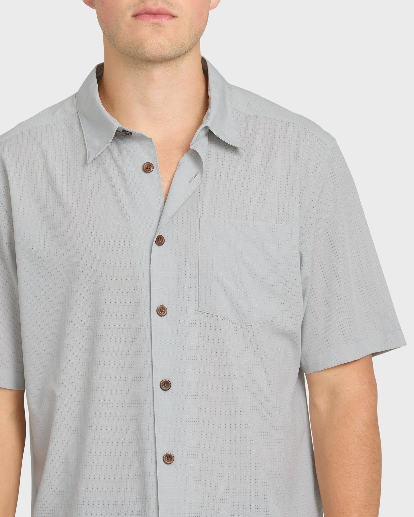 Quick Silver Chaser Short Sleeve Woven Shirt - High Rise