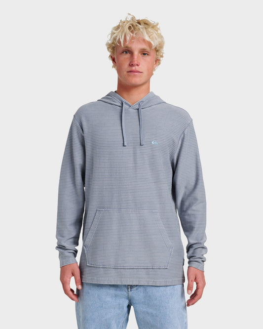 Quick Silver Alamitos Long Sleeve Hooded Top - China Blue