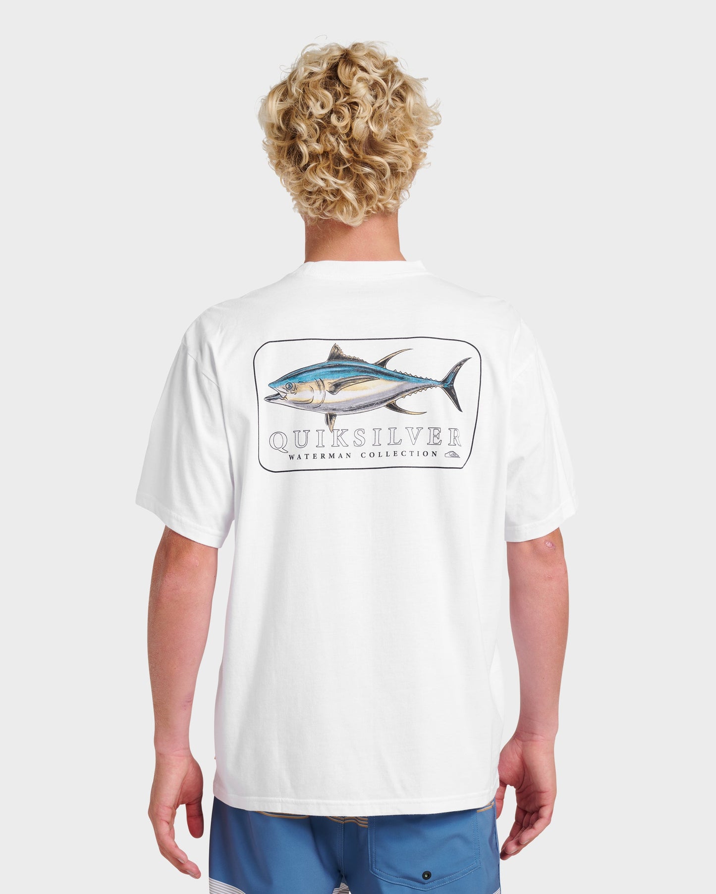 Quick Silver Waterman Yellowfinner Classic T-shirt - White