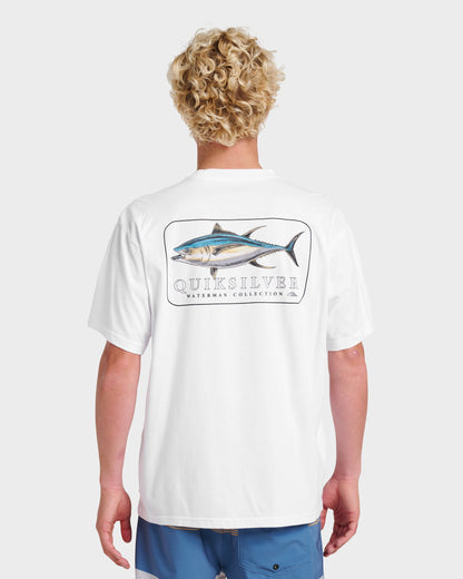 Quick Silver Waterman Yellowfinner Classic T-shirt - White