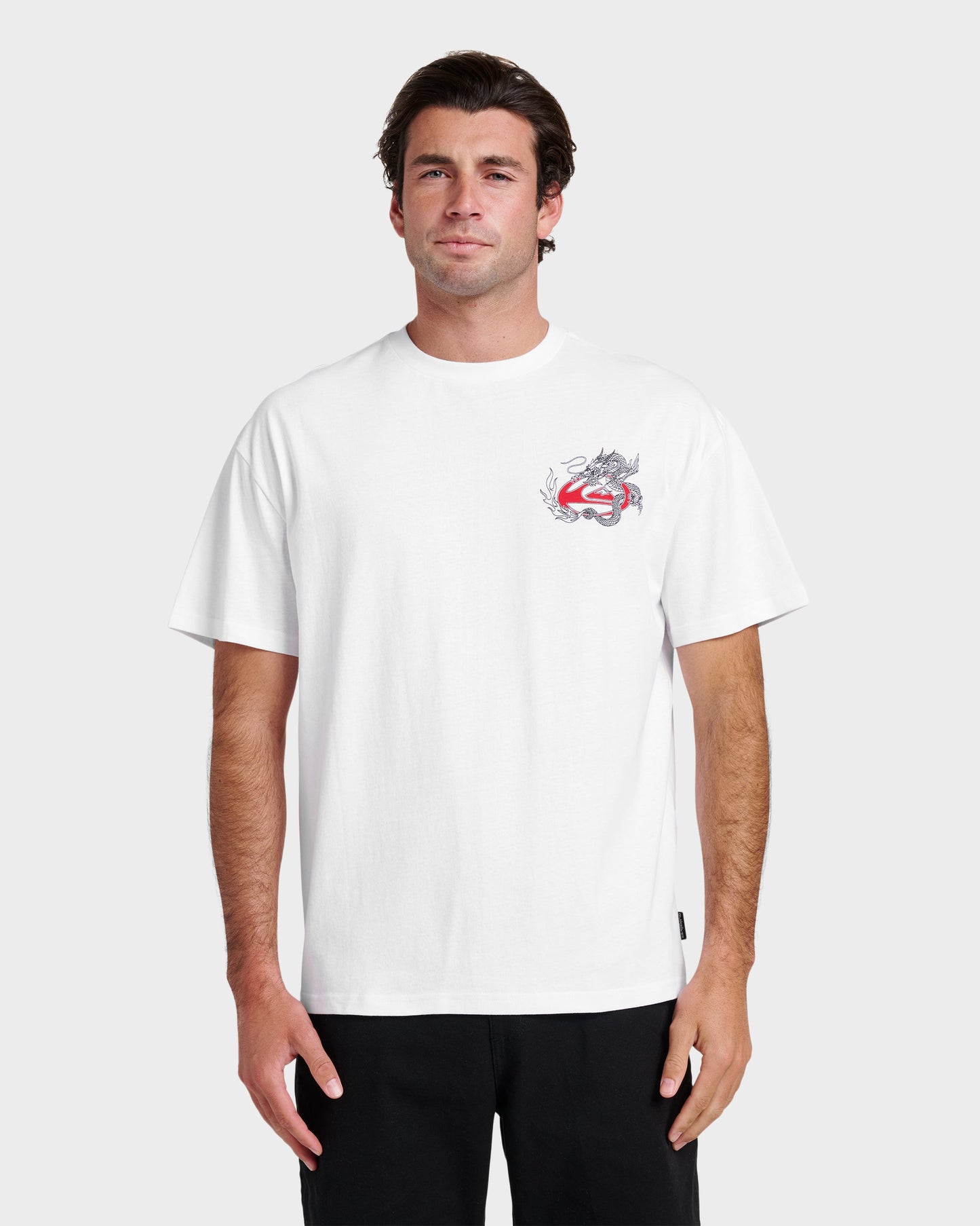 Quick Silver Dragon Master Heavy Weight T-shirt - White