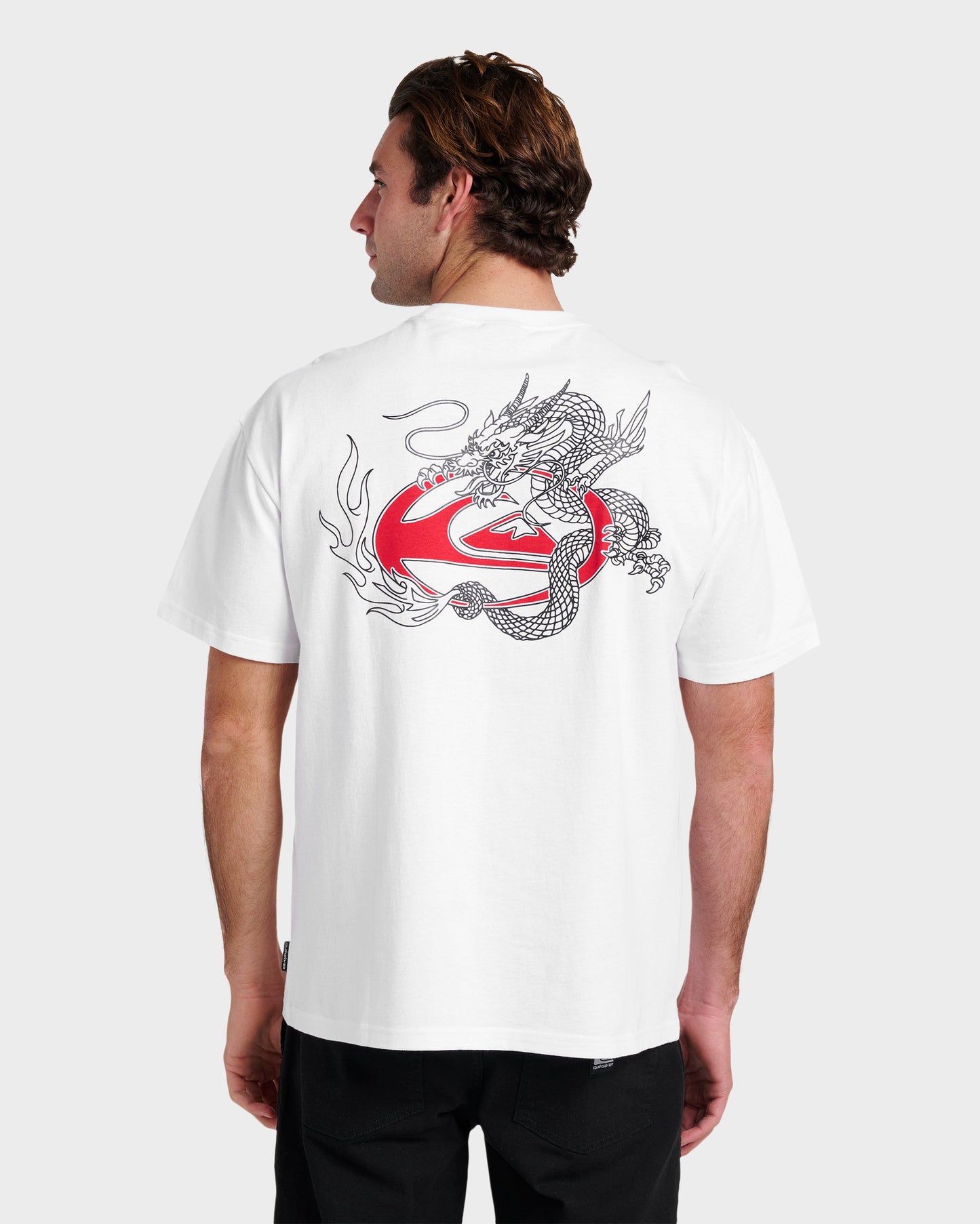 Quick Silver Dragon Master Heavy Weight T-shirt - White