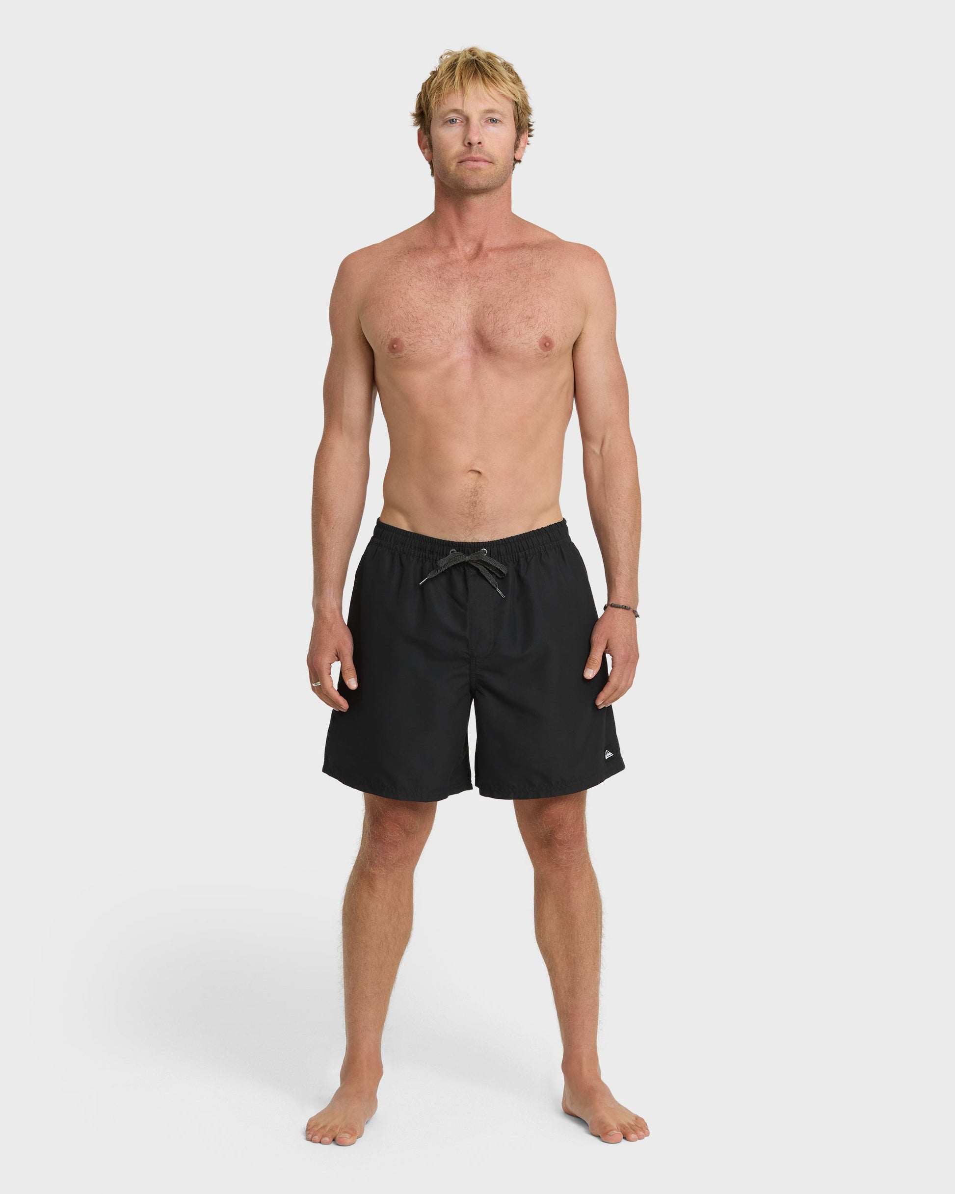 Quick Silver Everyday Solid 17" Swim Trunks - Black