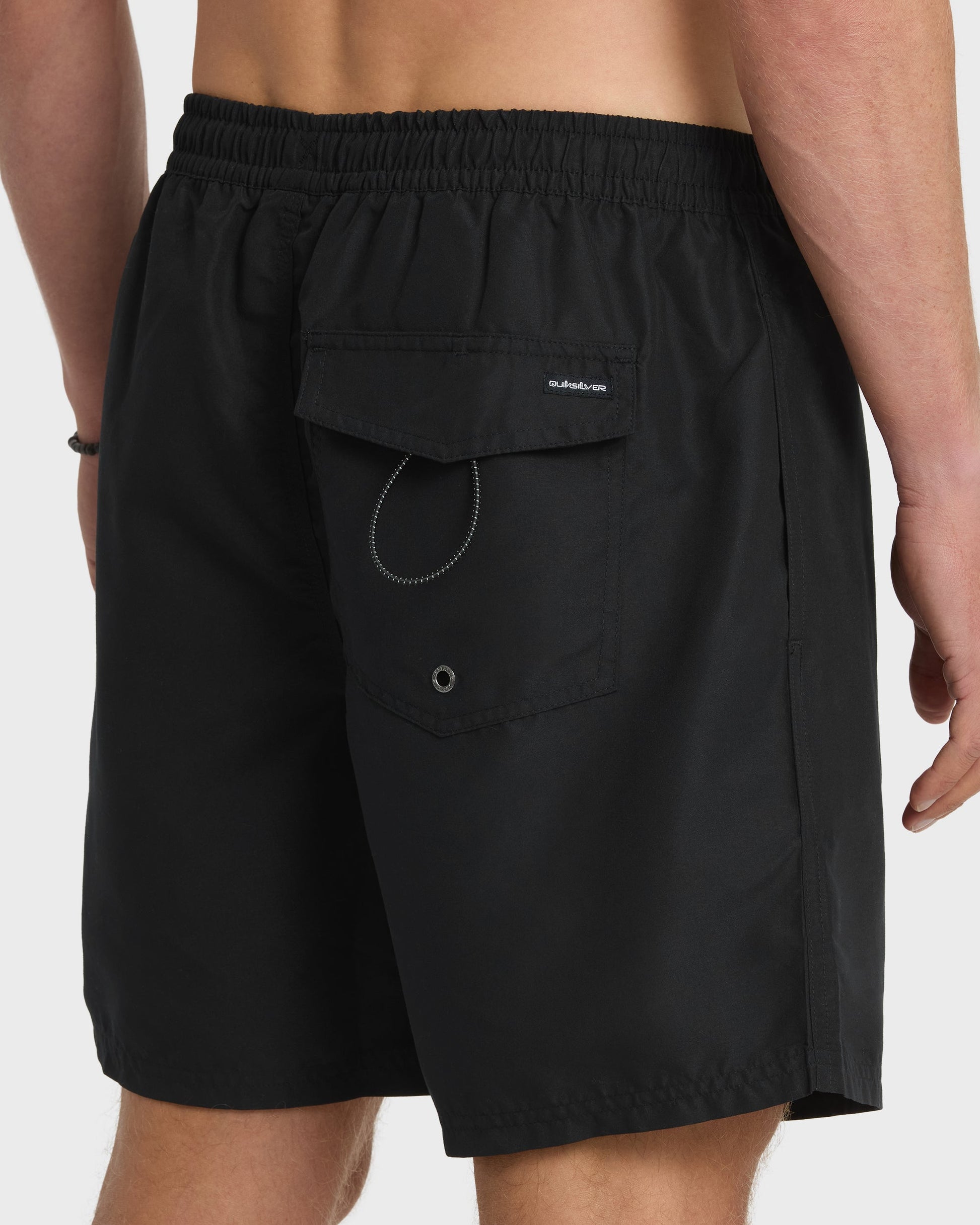 Quick Silver Everyday Solid 17" Swim Trunks - Black