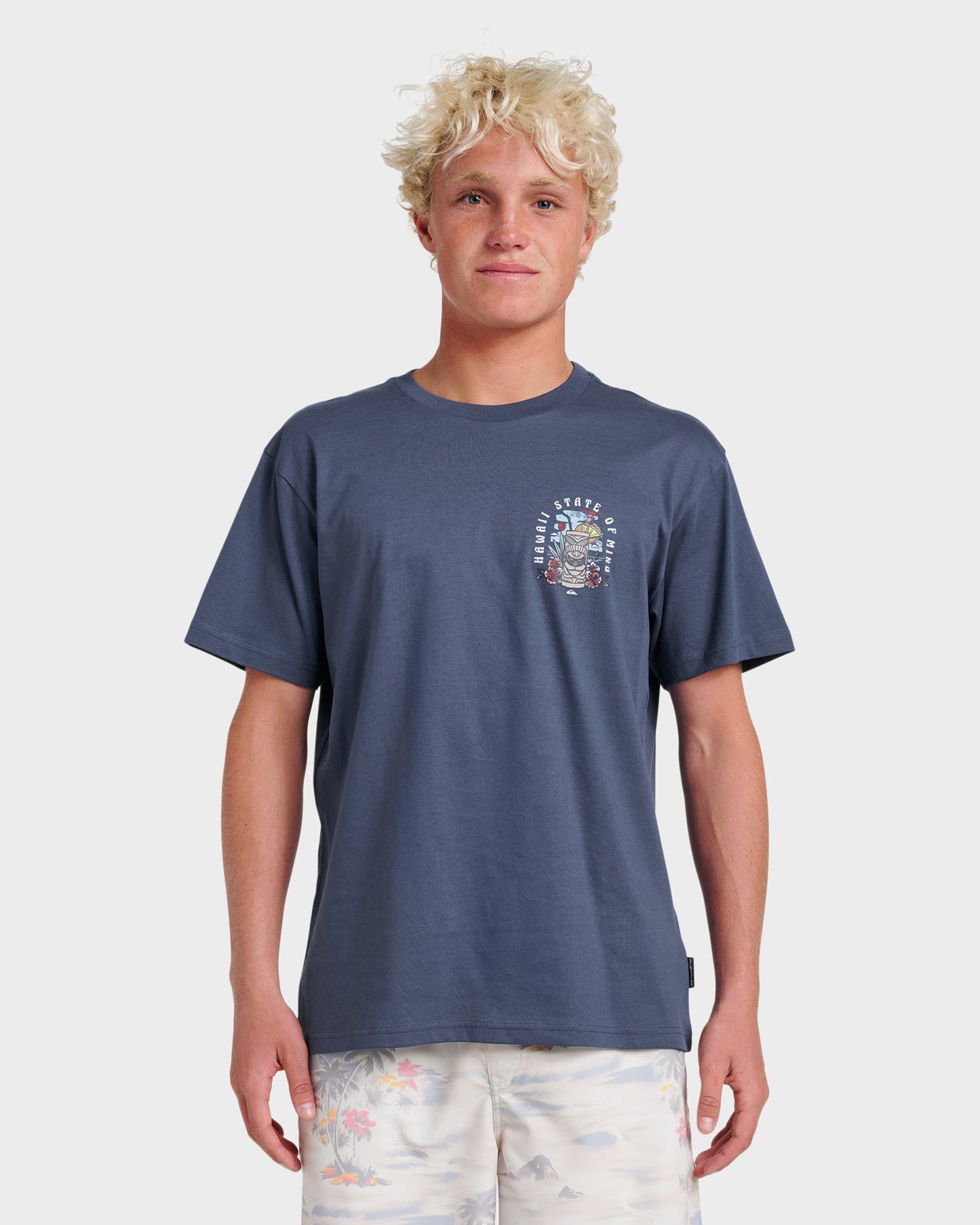 Quick Silver Hi Tiki Lounge Classic T-shirt - Navy
