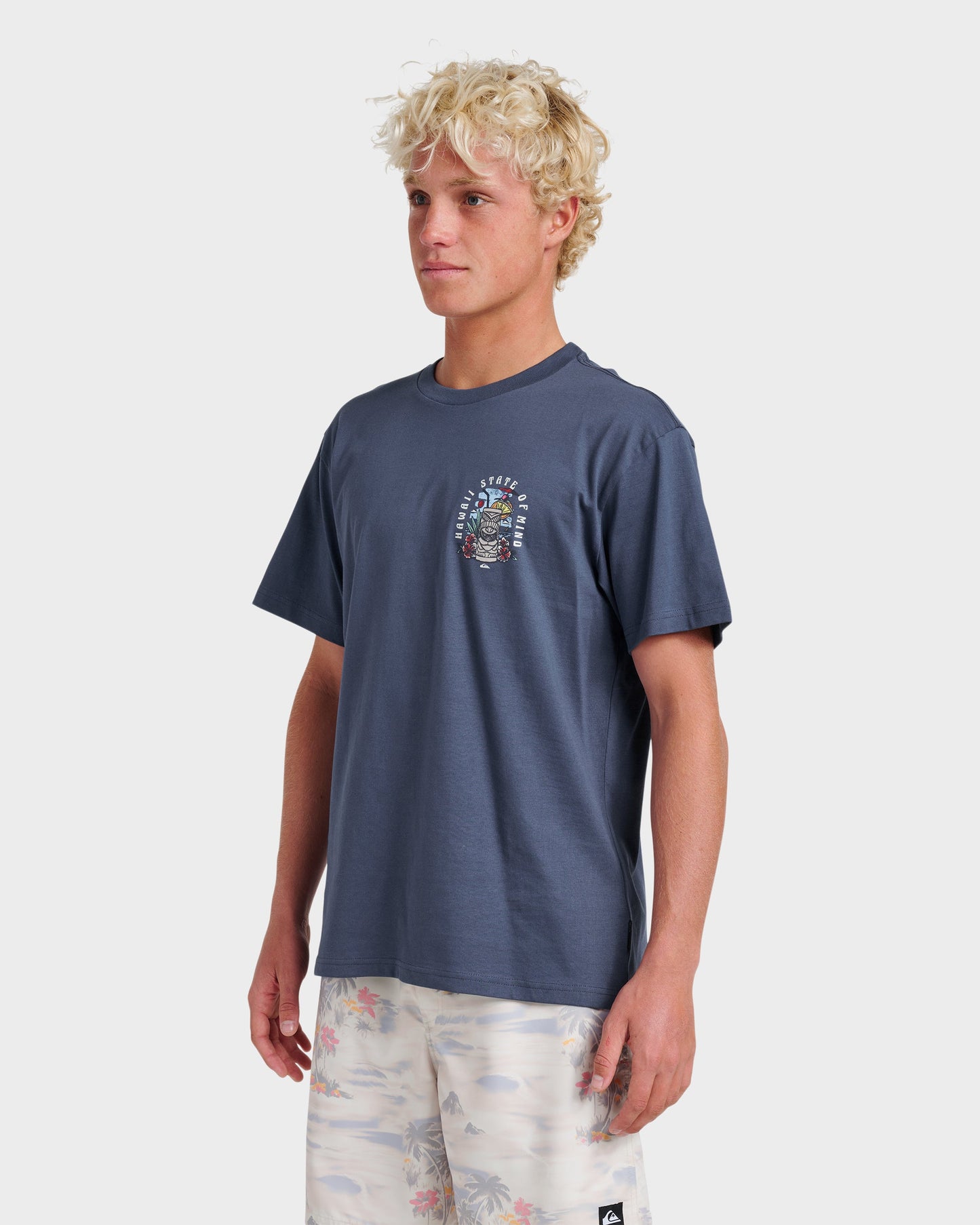 Quick Silver Hi Tiki Lounge Classic T-shirt - Navy