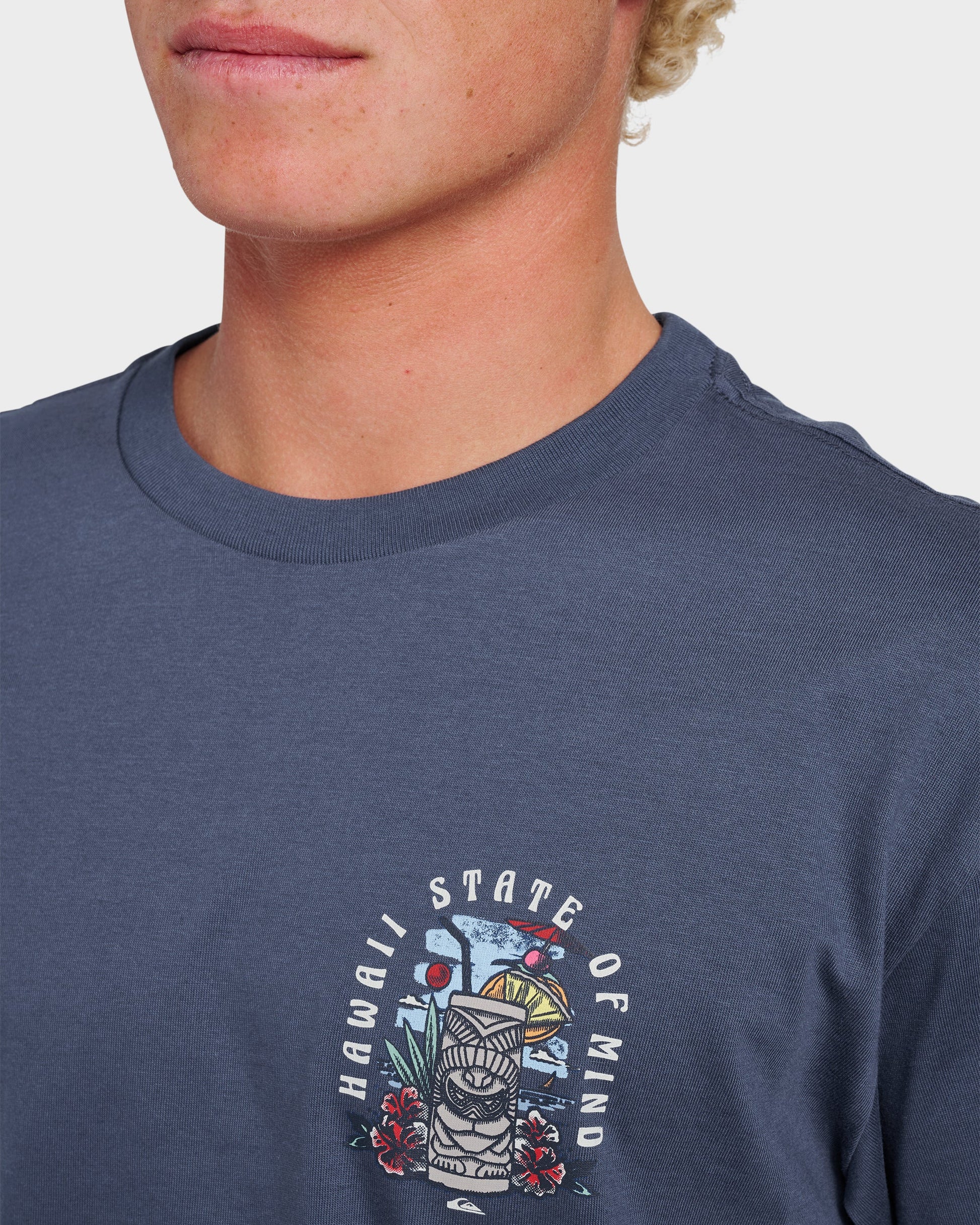 Quick Silver Hi Tiki Lounge Classic T-shirt - Navy