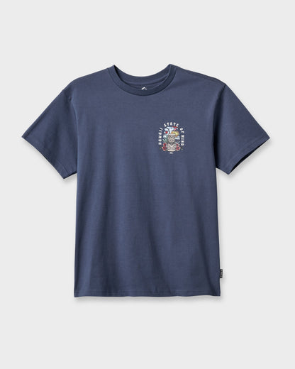 Quick Silver Hi Tiki Lounge Classic T-shirt - Navy