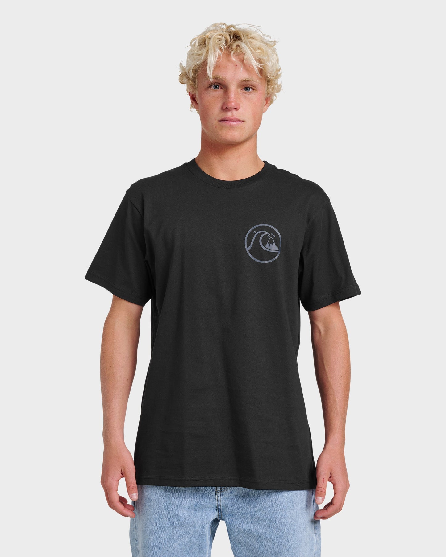 Quick Silver Jungle Wave Classic T-shirt - Black