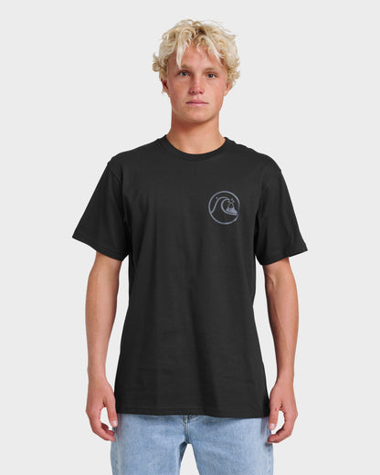 Quick Silver Jungle Wave Classic T-shirt - Black