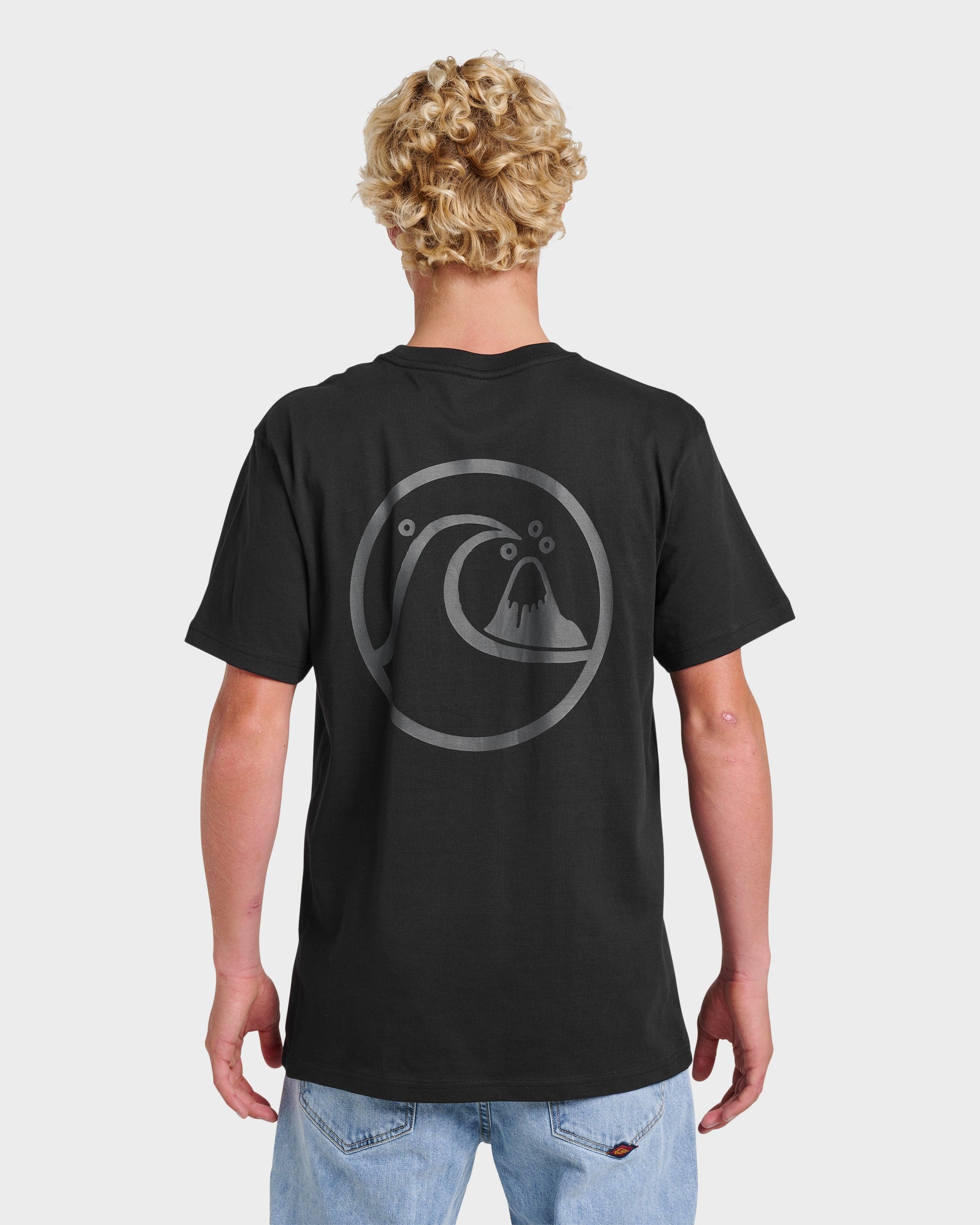 Quick Silver Jungle Wave Classic T-shirt - Black