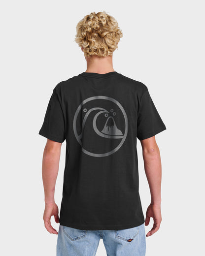 Quick Silver Jungle Wave Classic T-shirt - Black