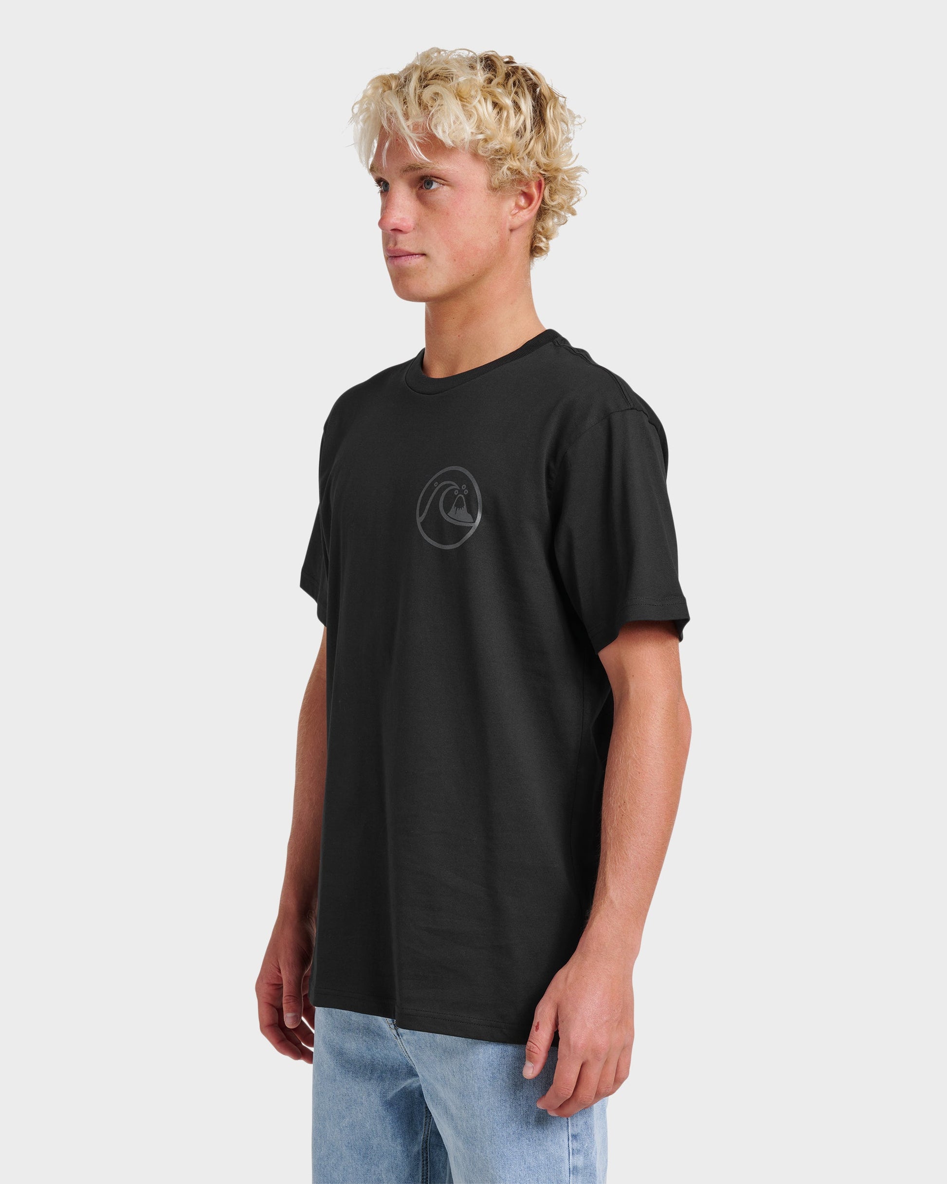 Quick Silver Jungle Wave Classic T-shirt - Black