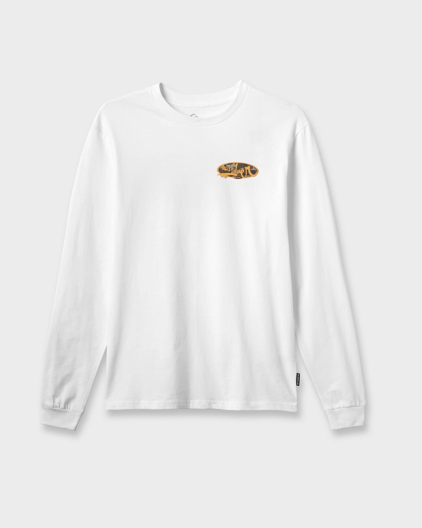 Quick Silver Impaired Camo Long Sleeve T-shirt - White