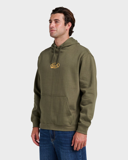 Quick Silver Graphic Hoodie - Grape Leaf
